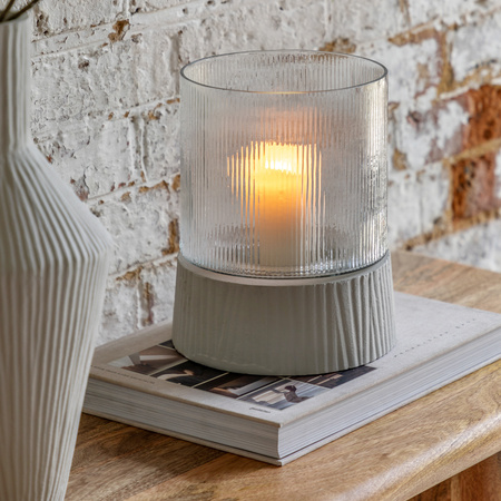 Zahara Hurricane Parchment 185x185xH260mm