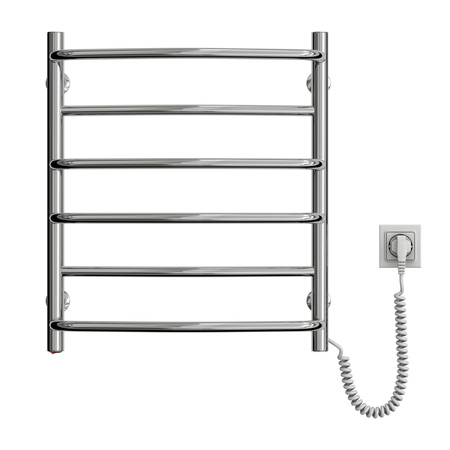 Elektryczny grzejnik łazienkowy NIERDZEWNY OMEGA 530х600 prawy