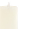 LED 1 Wick Candle Ivory 3pk70x70x150mm