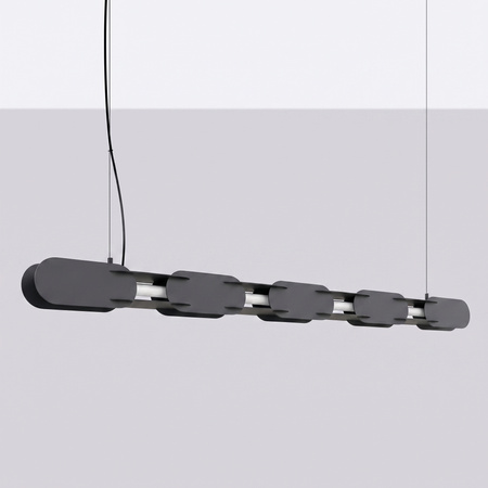 Lampa wisząca CHAIN 158 czarna LED 4000K