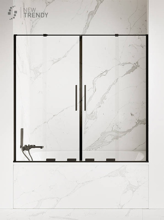 PARAWAN NAWANNOWY SMART BLACK   160x150 CZYSTE 8mm ACTIVE SHIELD