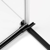 KABINA REFLEXA BLACK PROSTOKĄTNA L 80x90x200 CZYSTE 6mm ACTIVE SHIELD