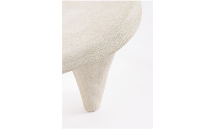 BIZZOTTO stolik kawowy ALBIN 66x60        beżowy