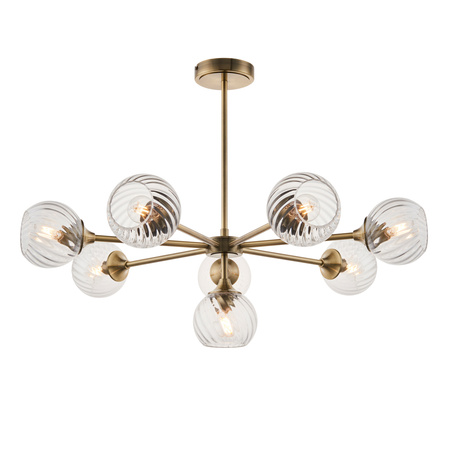 Allegra 8 Pendant Light Antique Brass
