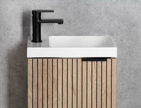 KAI bateria umywalkowa, czarny mat