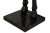 MOOSEE lampa podłogowa KOŃ HORSE STAND    S czarna - włókno szklane