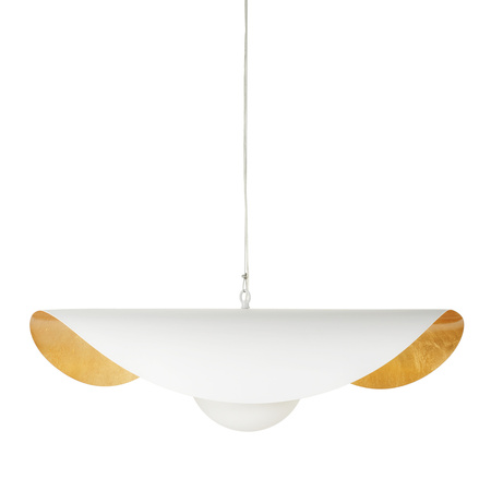 Lampa wisząca ENZO  60 cm - biało złota
