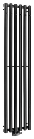 PILON grzejnik łazienkowy 270x1800mm, 4 wieszaki, czarny mat
