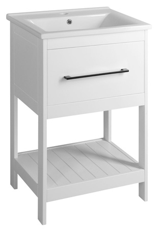 ETIDE szafka umywalkowa 51,5x85x44 cm, biały mat