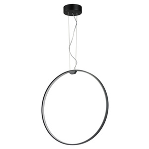 Lampa wisząca ACIRCULO 50 cm - czarny ring LED