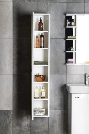 ZOJA/KERAMIA FRESH szafka wysoka 25x140x20cm, biała