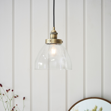 Hansen Pendant Light Antique Brass