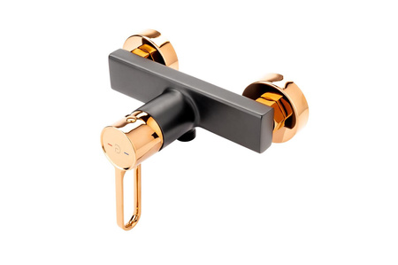 Bat. ZAFFIRO natrysk, bez zest, rose gold/black