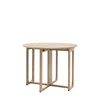 Craft Folding Dining Table Smoked 1000x1000x750mm