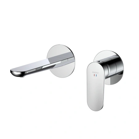 Bateria umywalkowa podtynkowa, chrom