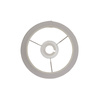 Cici Shade Ivory Faux Linen 200mm