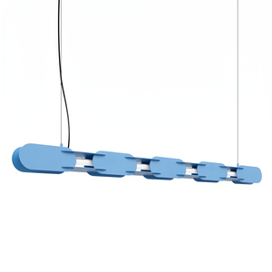Lampa wisząca CHAIN 158 błękitna LED 4000K
