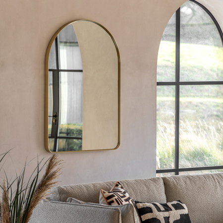 Holworth Arch Mirror Gold 600x35x900mm