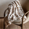 Deco Luxe Ruched Faux Fur Throw 1300x1700mm