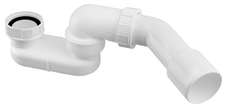 Syfon z nakrętką 6/4" i kolanem kątowym DN40/50