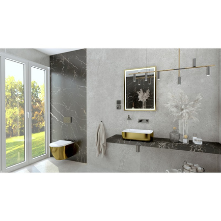 Umywalka nablatowa Galera Brushed Gold
