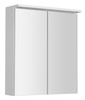 KAWA STRIP szafka z lustrem, oświetlenie LED 60x70x22cm, biały