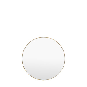 Highline Round Mirror Brass 500x20x500mm