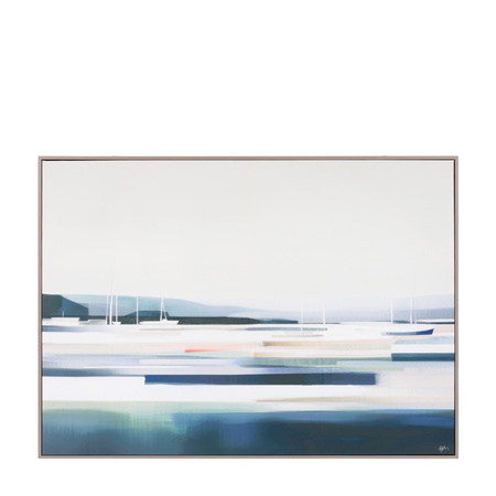 Ebb & Flow Framed Canvas 860x22x1200mm