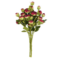 Faux Stem Vintage Rose Claret 540mm (6pk)