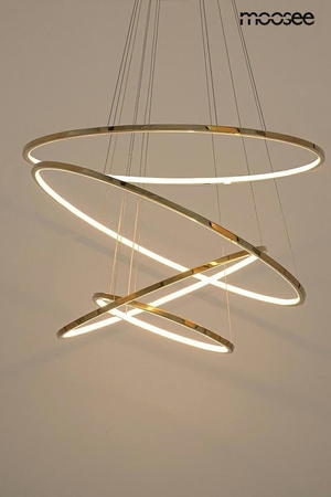 MOOSEE lampa wisząca RING SLIM M złota
