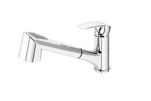 Bateria AVANZA zlewozmywakowa z wyc. natr., chrom