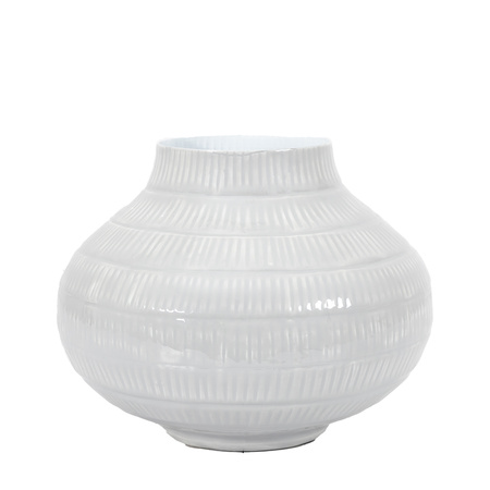 Wazon Emmy, duży, jasnoszary, 240 x 240 x 195 mm