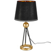 LAMPA NOCNA CZARNO-ZŁOTA BELFORTE