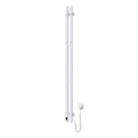 Elektryczny grzejnik łazienkowy Silhouette Quadro 90х1500 Sensor prawa, biały