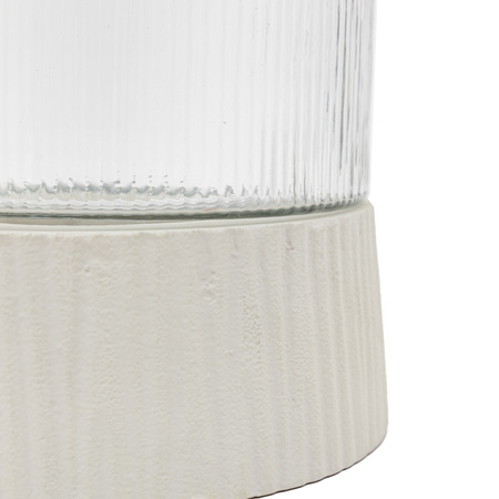 Zahara Hurricane Parchment 185x185xH260mm