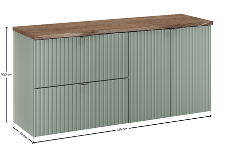 Zestaw meblowy 120cm z blatem