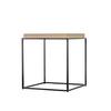 Stolik pomocniczy Forden Tray, szary, 550 x 550 x 600 mm