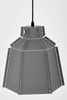 LAMPA SUFITOWA WISZĄCA LOFT SZARA MONA W1