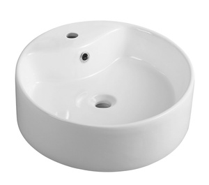 Umywalka ceramiczna nablatowa średnica 40cm, biały