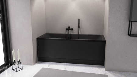 PLAIN NIKA obudowa do wnęki,180x59cm, czarny mat