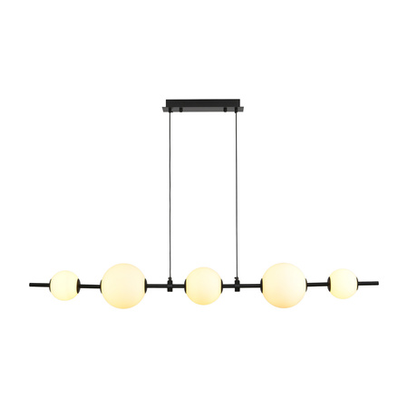 Lampa wisząca MILA czarna 140 cm