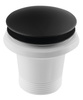 Odpływ wannowy 6/4", klik-klak, czarny mat