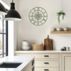 Bright Star Wall Clock Olive 16in