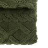 Woodland Cable Knit Throw Forest Green 1300x1700mm