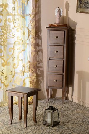 RETRO taboret 33x45x33cm, buk