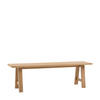 Eton Trestle Dining Bench Natural 1500x380x450mm