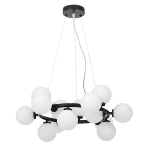 NOWOCZESNA LAMPA WISZĄCA CZARNA MARSIADA W15