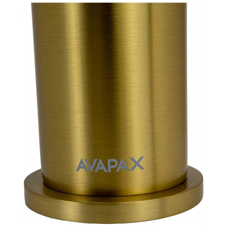 Bateria umywalkowa stojąca, złota