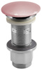 Korek umywalkowy 5/4'', klik-klak, betonowy grzybek, 10-80mm, różowy półpołysk