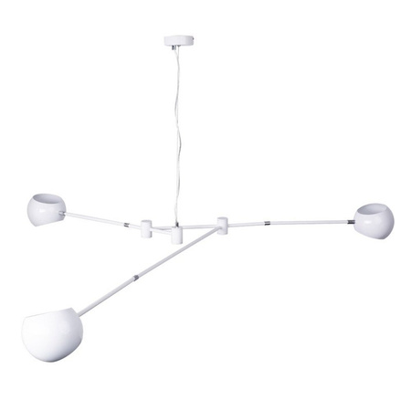 Lampa wisząca ASTRONOMY-3, 175 cm - biała